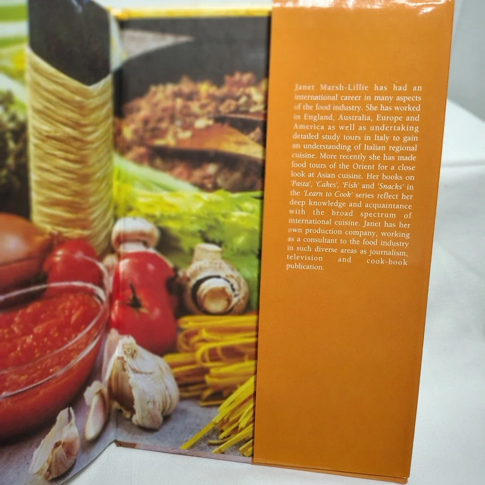 Learn to Cook‎ Pasta Cookbook Janet Marsh-Lillie Vintage Italian Recipes